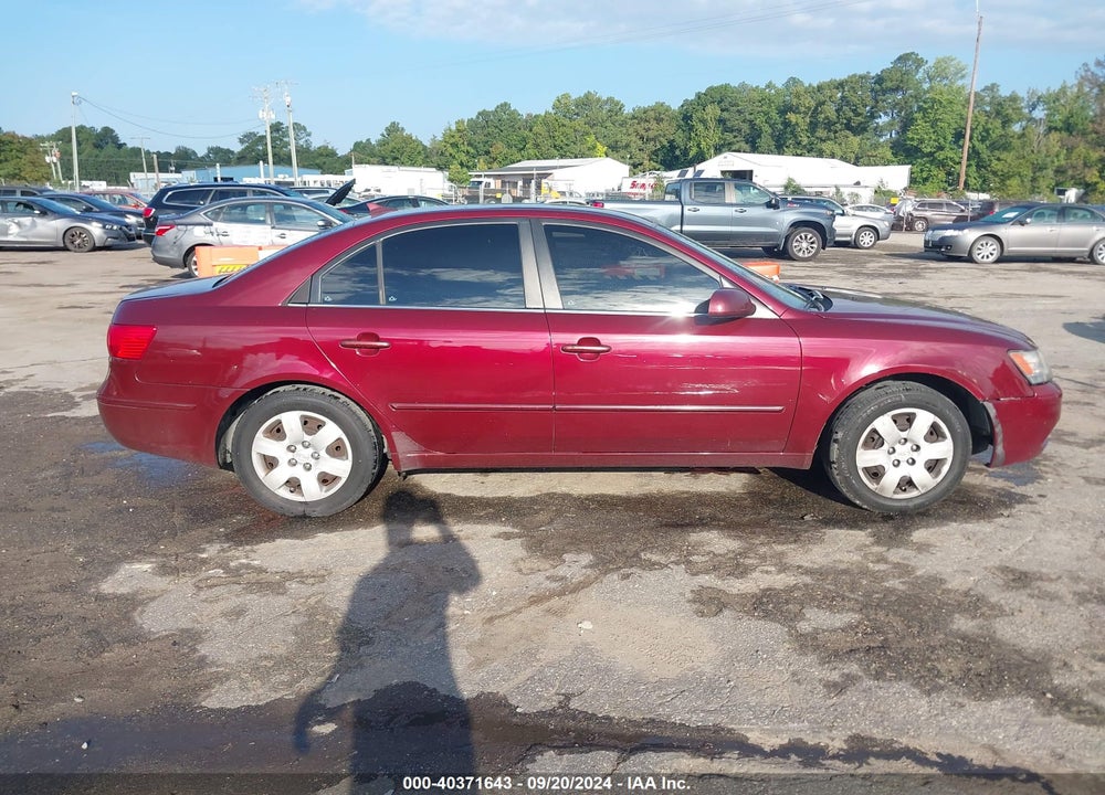 2009 HYUNDAI SONATA GLS VIN: 5NPET46C19H433235