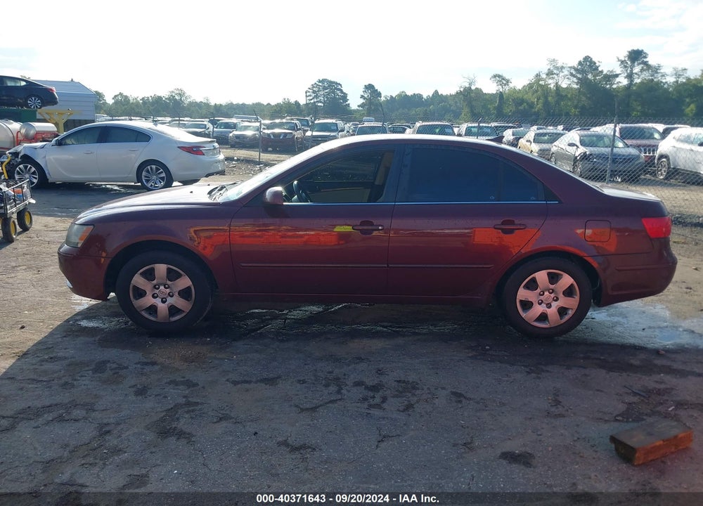 2009 HYUNDAI SONATA GLS VIN: 5NPET46C19H433235