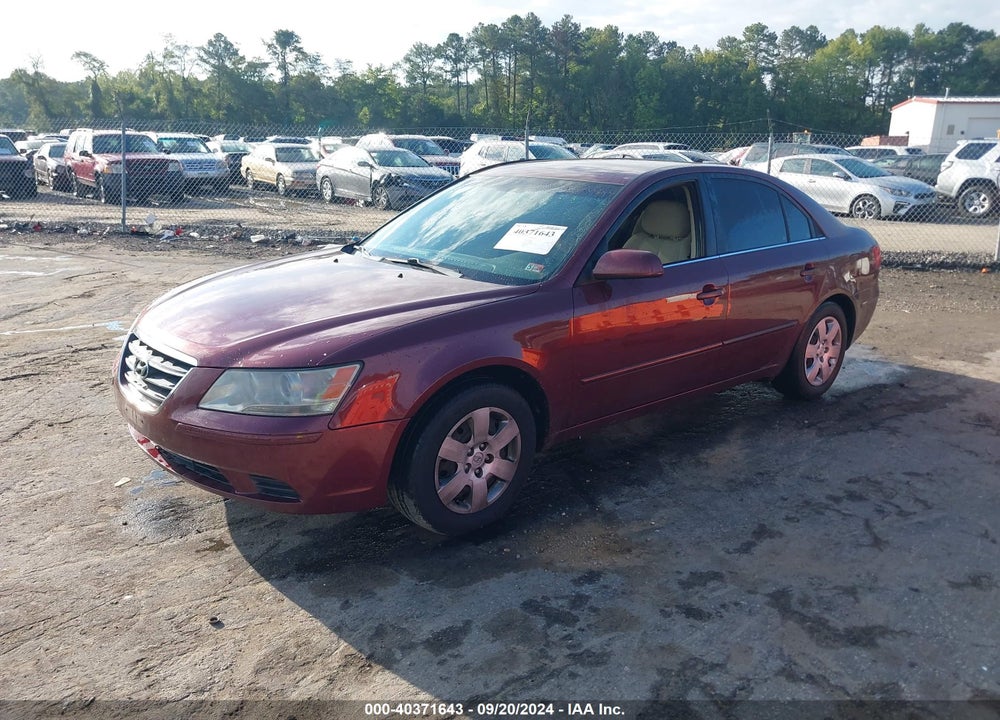 2009 HYUNDAI SONATA GLS VIN: 5NPET46C19H433235