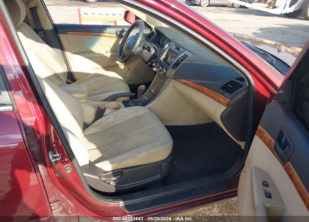 2009 HYUNDAI SONATA GLS VIN: 5NPET46C19H433235