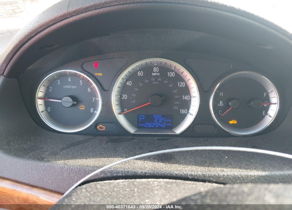 2009 HYUNDAI SONATA GLS VIN: 5NPET46C19H433235