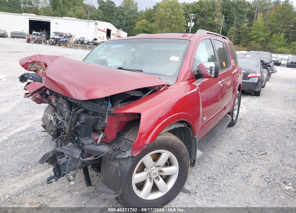 2008 NISSAN ARMADA SE VIN: 5N1BA08CX8N616724