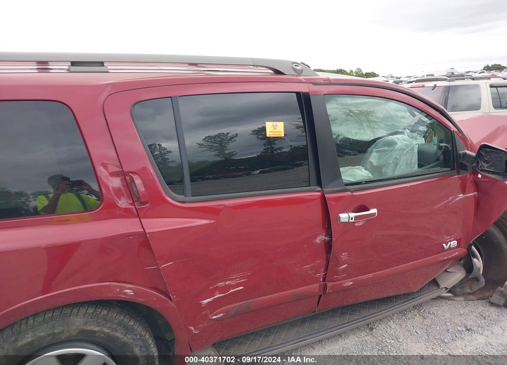 2008 NISSAN ARMADA SE VIN: 5N1BA08CX8N616724