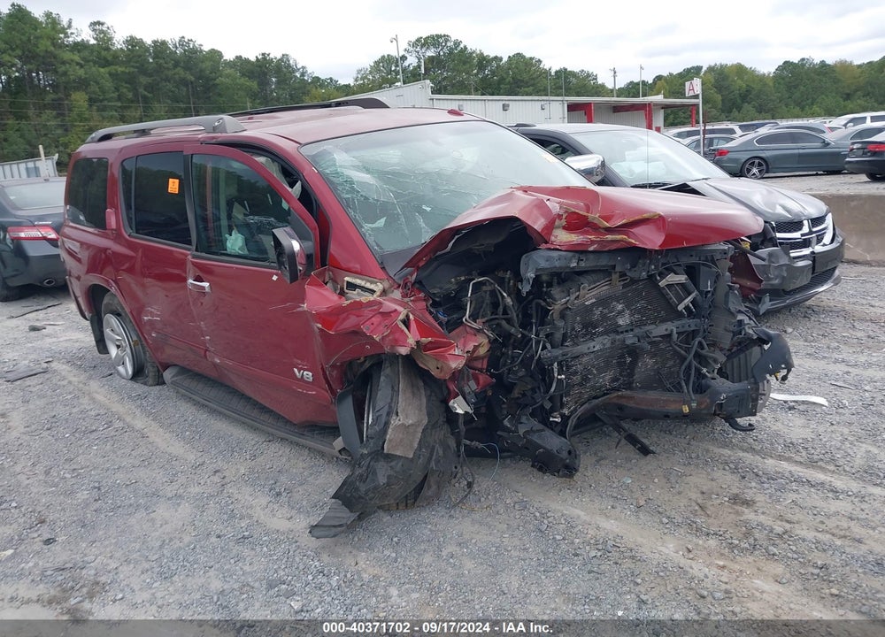 2008 NISSAN ARMADA SE VIN: 5N1BA08CX8N616724