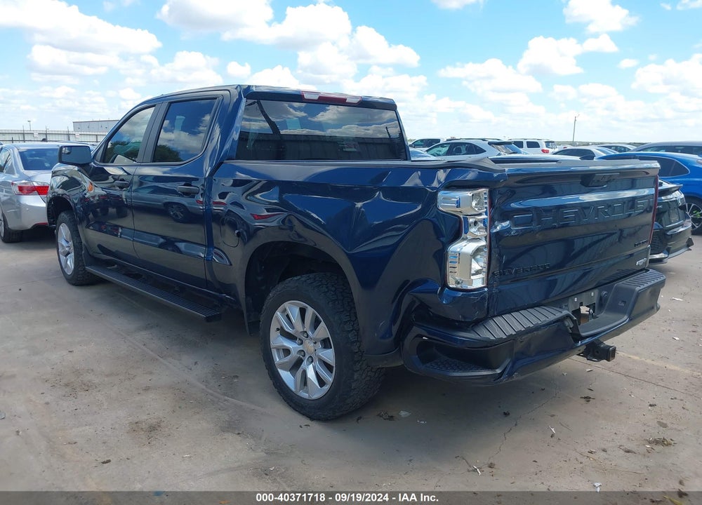 2022 CHEVROLET SILVERADO 1500 2WD SHORT BED CUSTOM VIN: 3GCPABEK9NG596360