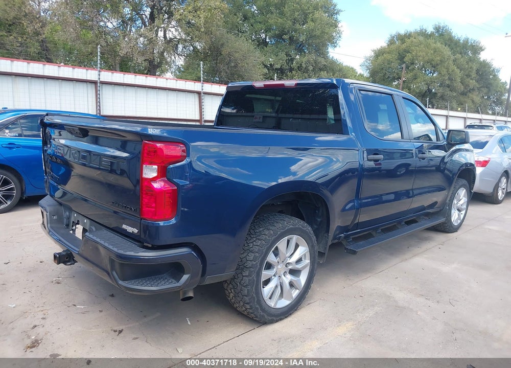 2022 CHEVROLET SILVERADO 1500 2WD SHORT BED CUSTOM VIN: 3GCPABEK9NG596360