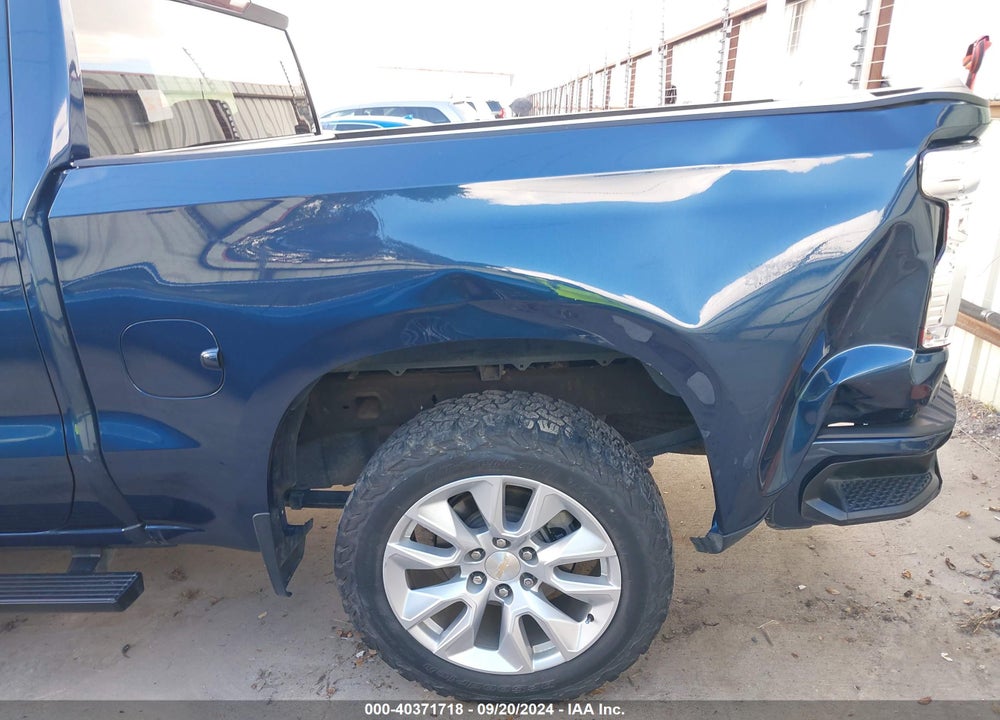 2022 CHEVROLET SILVERADO 1500 2WD SHORT BED CUSTOM VIN: 3GCPABEK9NG596360