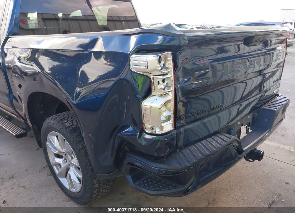 2022 CHEVROLET SILVERADO 1500 2WD SHORT BED CUSTOM VIN: 3GCPABEK9NG596360