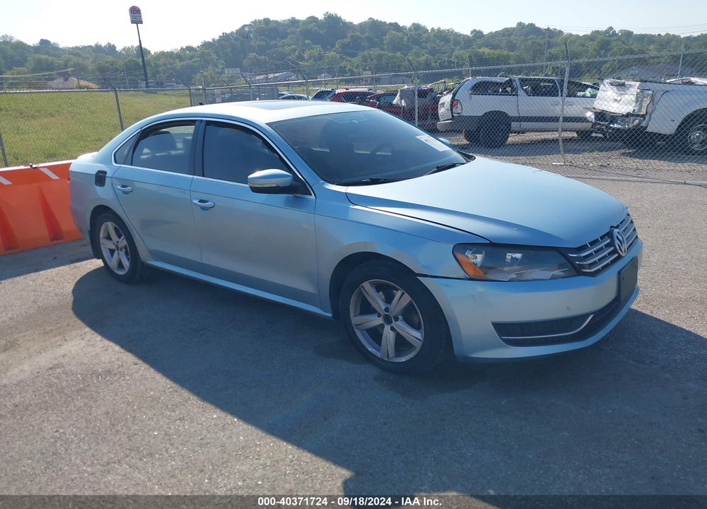 2013 VOLKSWAGEN PASSAT 2.0L TDI SE VIN: 1VWBN7A36DC007368