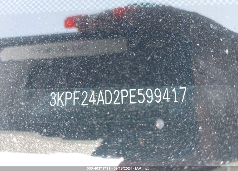 2023 KIA FORTE LXS VIN: 3KPF24AD2PE599417