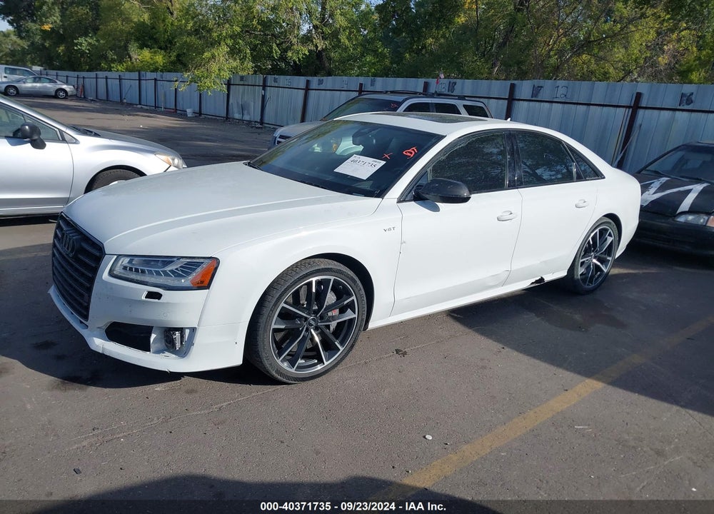 2016 AUDI S8 4.0T PLUS VIN: WUAJ5AFD9GN901034