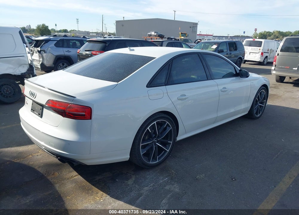 2016 AUDI S8 4.0T PLUS VIN: WUAJ5AFD9GN901034