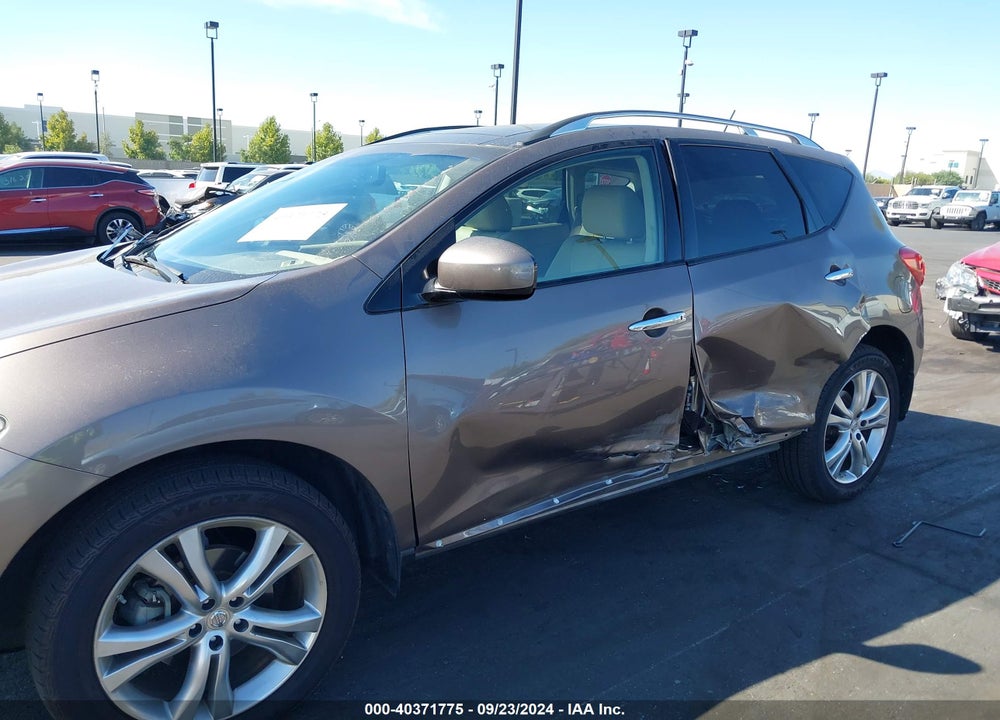 2009 NISSAN MURANO LE VIN: JN8AZ18W49W137742