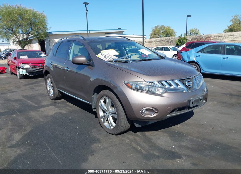 2009 NISSAN MURANO LE VIN: JN8AZ18W49W137742