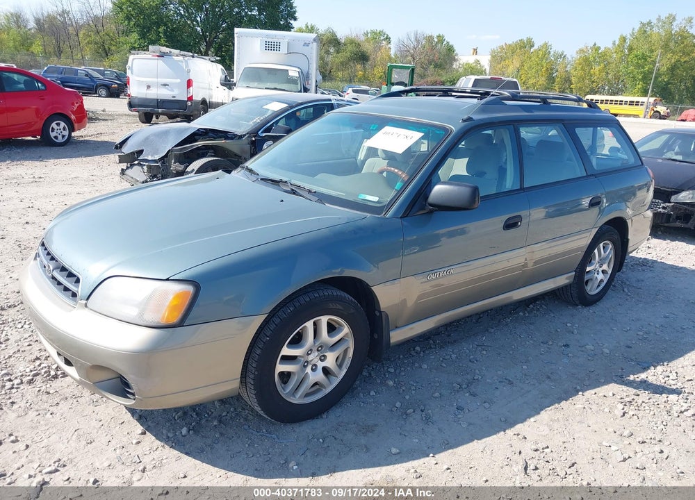 2000 SUBARU OUTBACK VIN: 4S3BH6659Y7662752