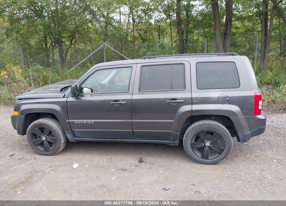 2016 JEEP PATRIOT LATITUDE VIN: 1C4NJPFBXGD749069