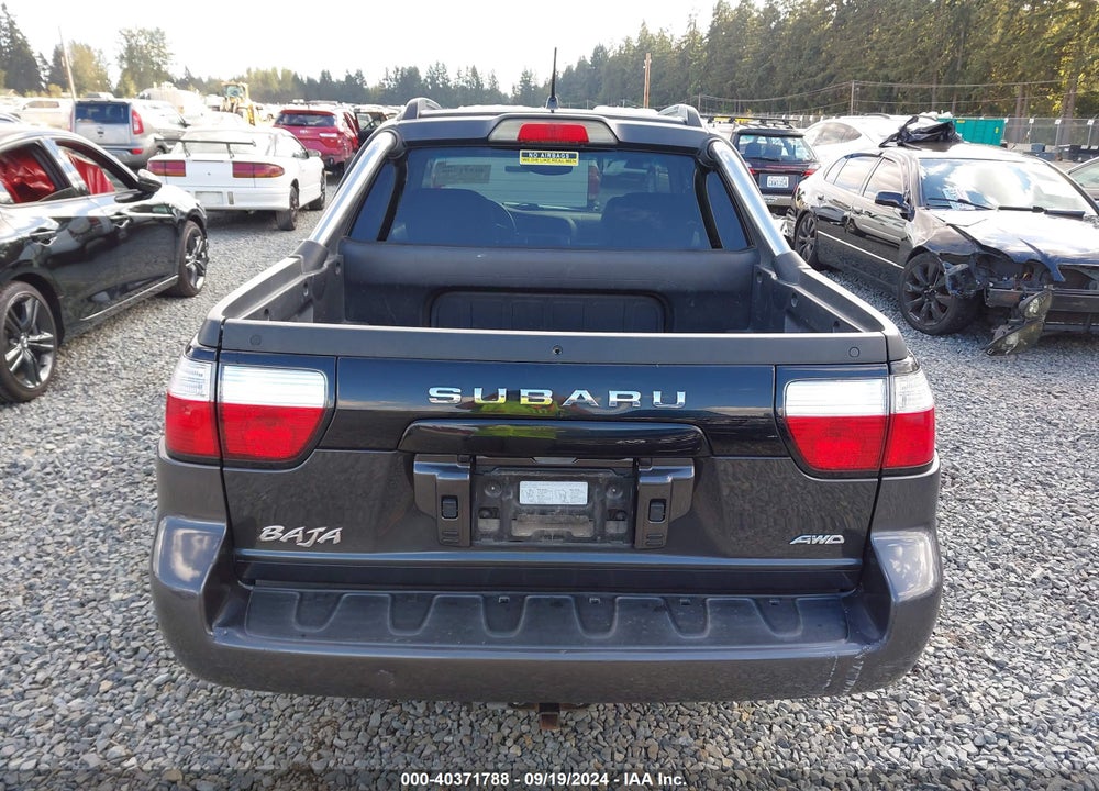 2005 SUBARU BAJA TURBO VIN: 4S4BT63CX55103604