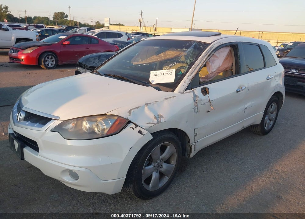 2007 ACURA RDX VIN: 5J8TB18587A009919