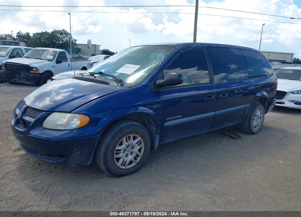 2001 DODGE GRAND CARAVAN SPORT VIN: 2B8GP44341R348036
