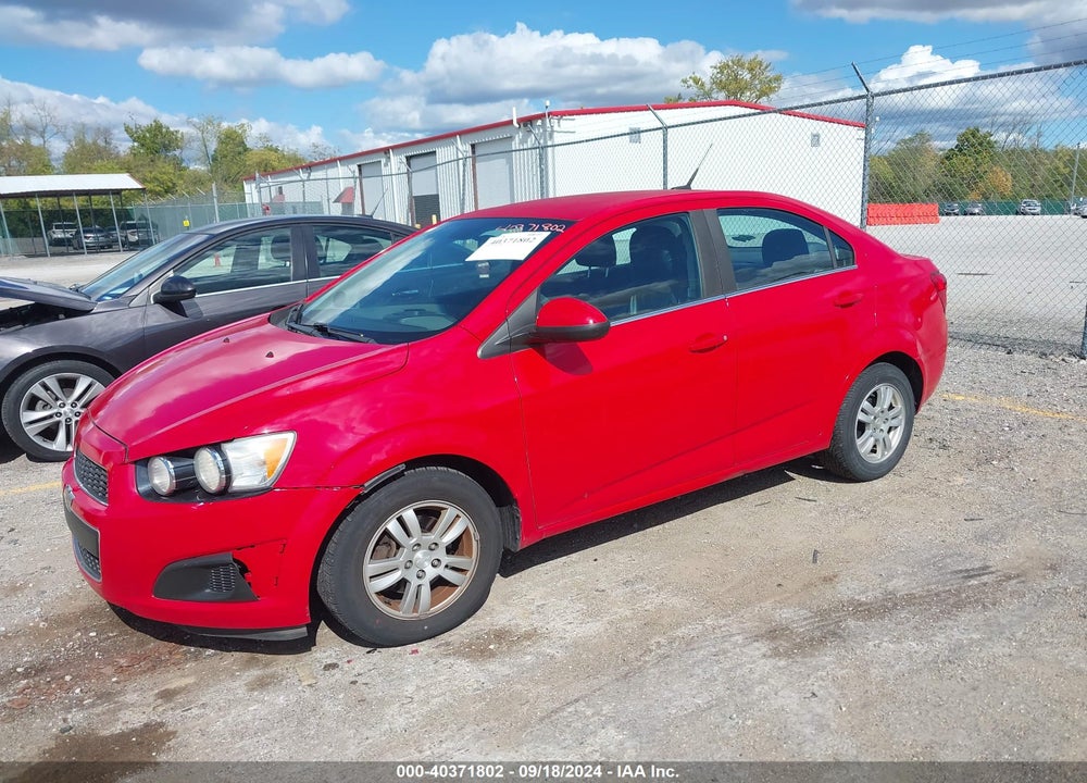 2013 CHEVROLET SONIC LT AUTO VIN: 1G1JC5SH2D4173313