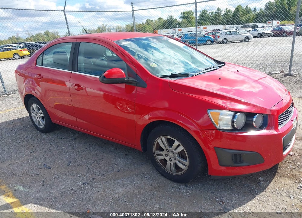 2013 CHEVROLET SONIC LT AUTO VIN: 1G1JC5SH2D4173313