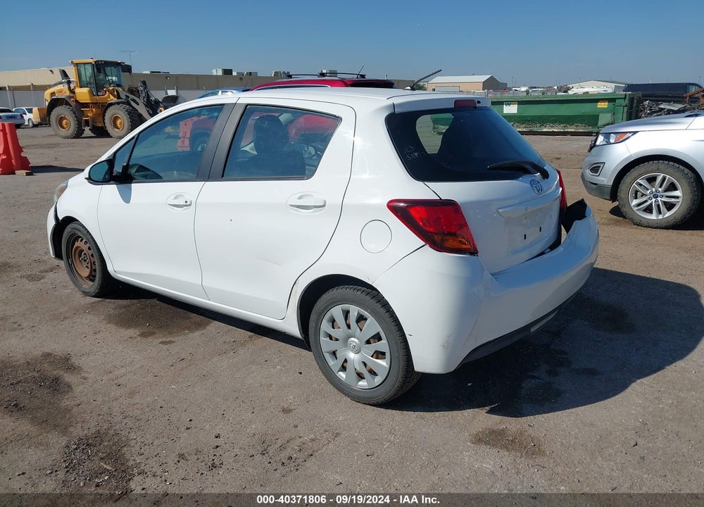 2015 TOYOTA YARIS L VIN: VNKKTUD36FA038337