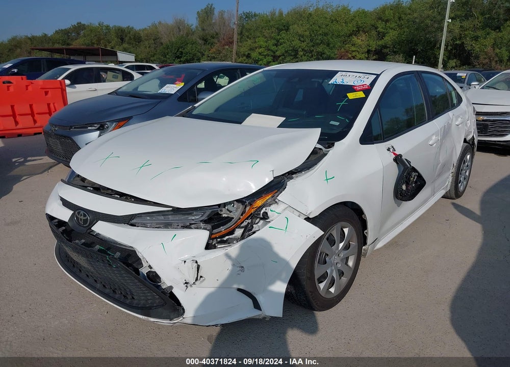 2022 TOYOTA COROLLA LE VIN: 5YFEPMAE7NP357434