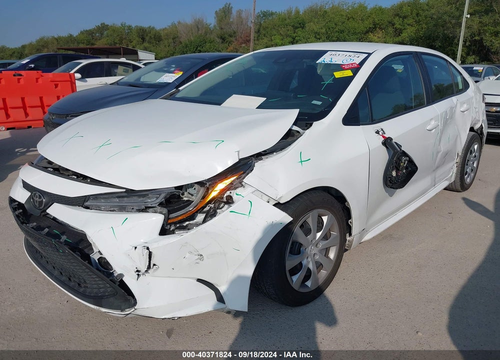 2022 TOYOTA COROLLA LE VIN: 5YFEPMAE7NP357434