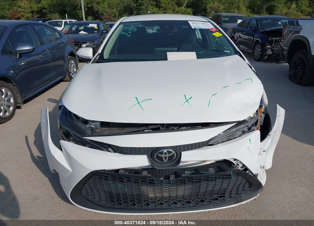 2022 TOYOTA COROLLA LE VIN: 5YFEPMAE7NP357434
