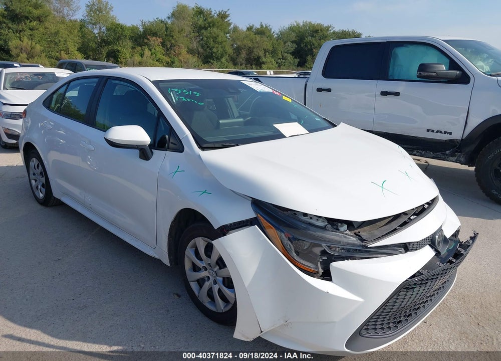 2022 TOYOTA COROLLA LE VIN: 5YFEPMAE7NP357434