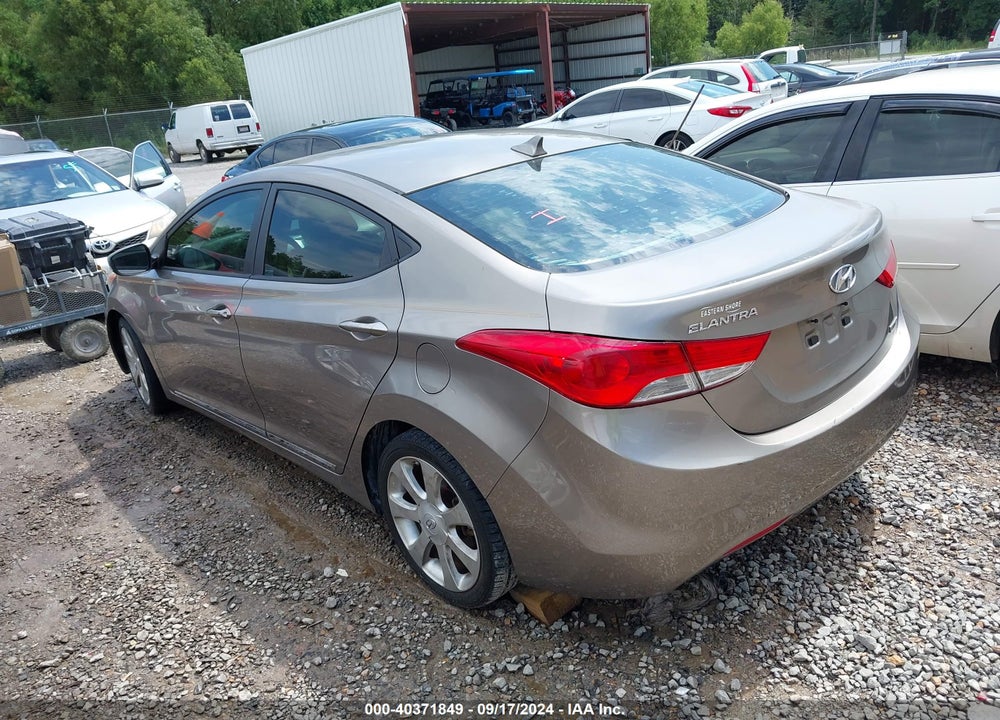 2012 HYUNDAI ELANTRA LIMITED VIN: 5NPDH4AE7CH131798