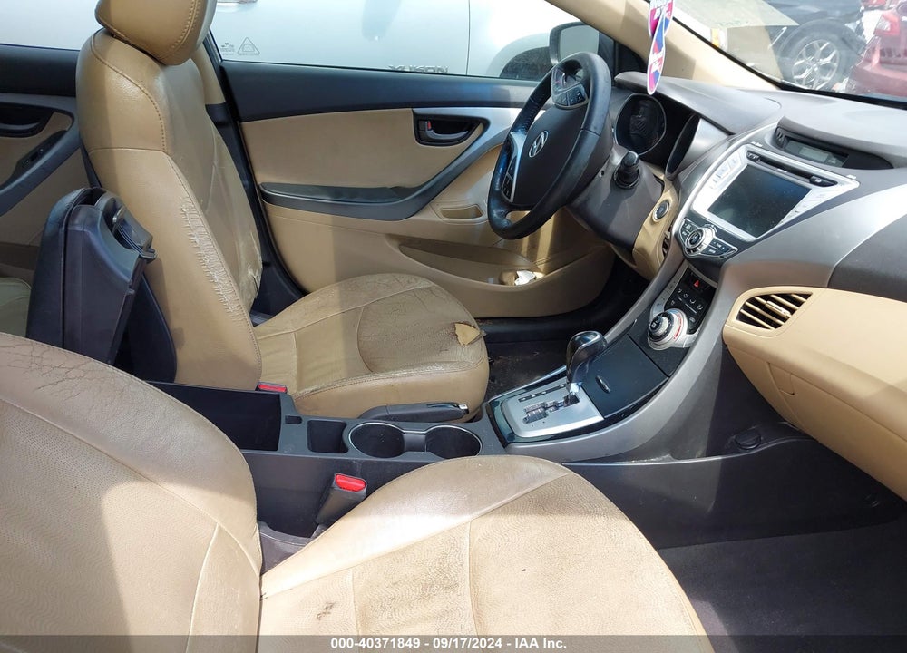 2012 HYUNDAI ELANTRA LIMITED VIN: 5NPDH4AE7CH131798