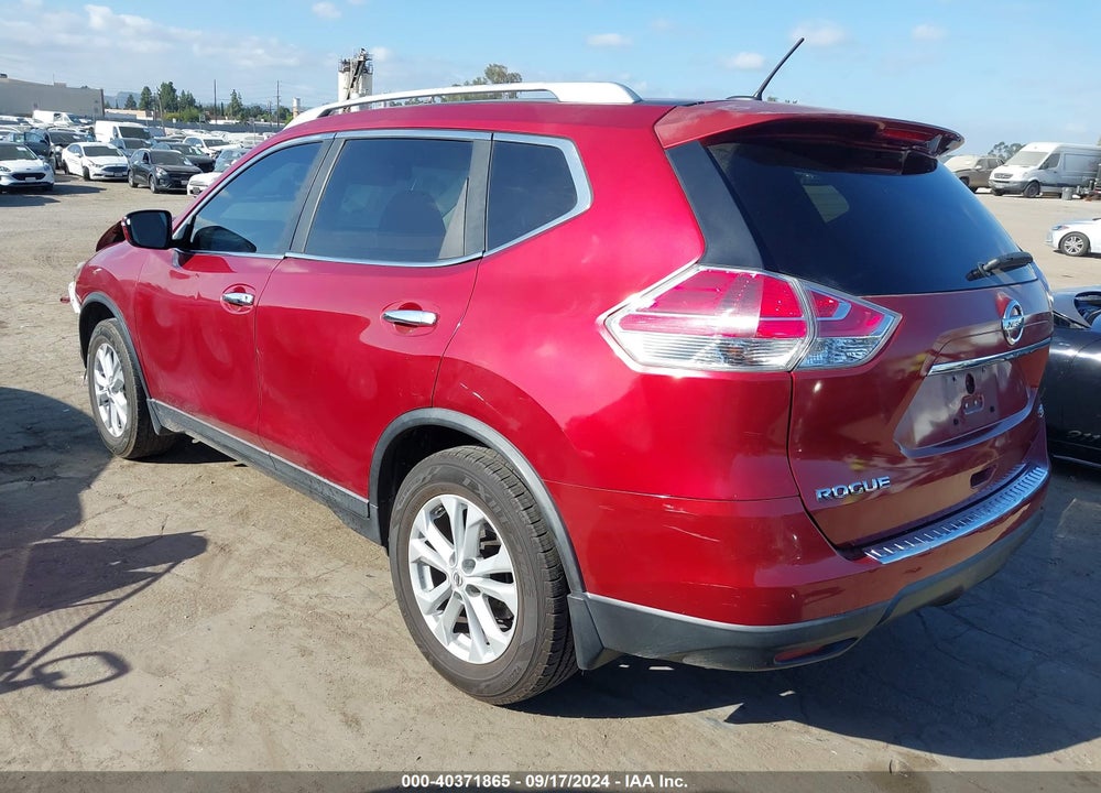 2015 NISSAN ROGUE SV VIN: KNMAT2MT6FP563663