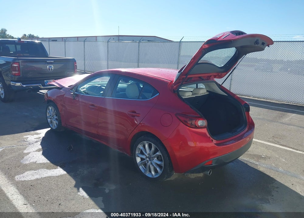 2014 MAZDA 3 S GRAND TOURING VIN: JM1BM1M32E1162768
