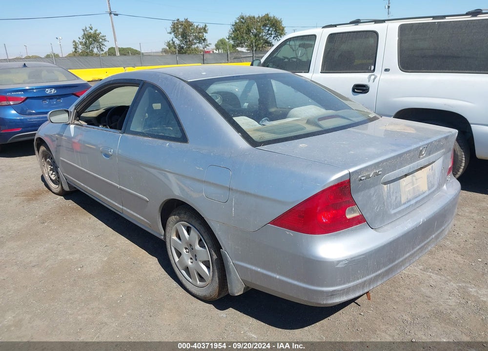 2002 HONDA CIVIC EX VIN: 1HGEM21012L041907