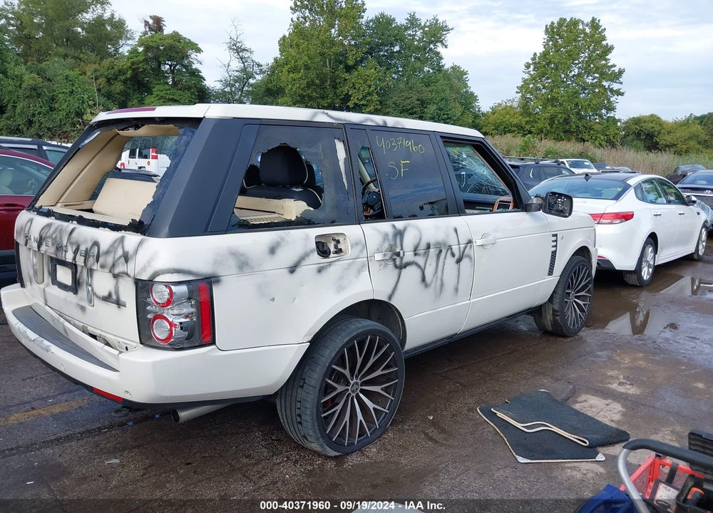 2010 LAND ROVER RANGE ROVER SUPERCHARGED VIN: SALMF1E43AA327675