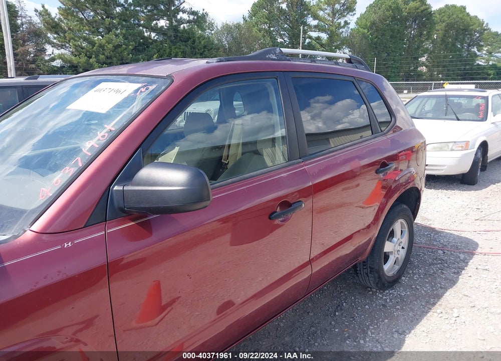 2008 HYUNDAI TUCSON GLS VIN: KM8JM12B88U711345