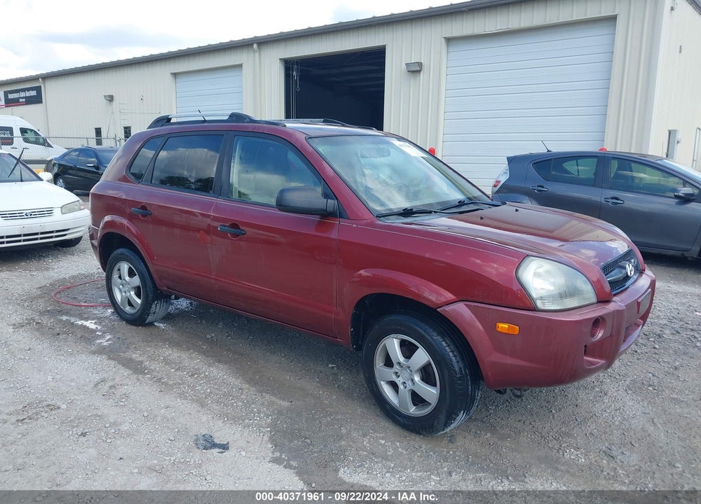 2008 HYUNDAI TUCSON GLS VIN: KM8JM12B88U711345