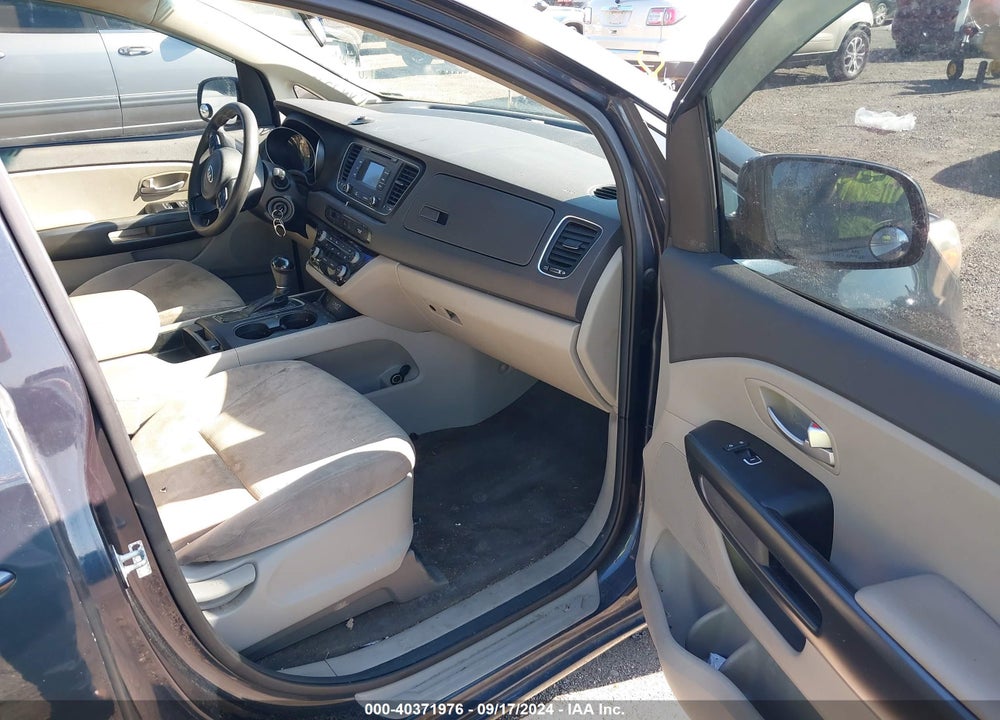 2015 KIA SEDONA LX VIN: KNDMB5C1XF6045398