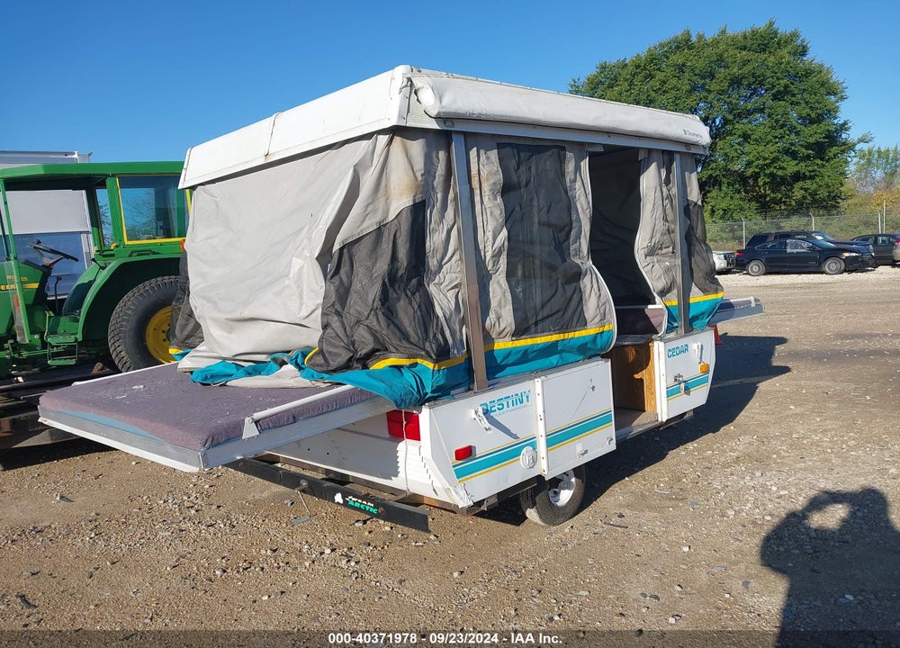 1994 COLEMAN DESTINY POP UP CAMPER VIN: 4CE675D16R7244871