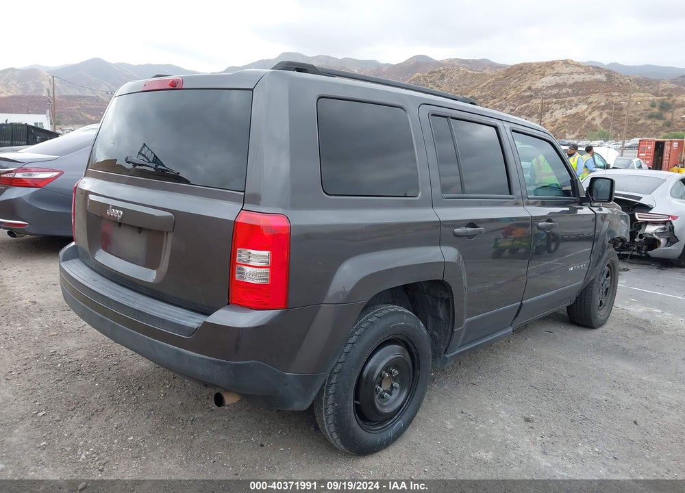 2017 JEEP PATRIOT SPORT FWD VIN: 1C4NJPBBXHD120807
