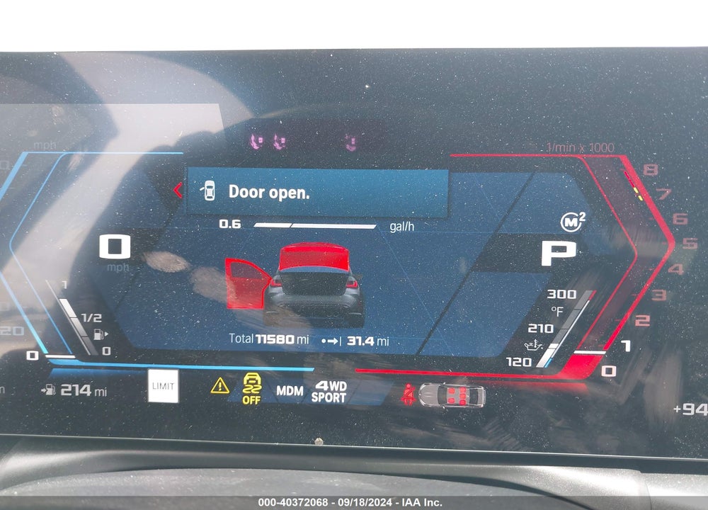 2023 BMW M3 COMPETITION XDRIVE VIN: WBS43AY04PFP11641