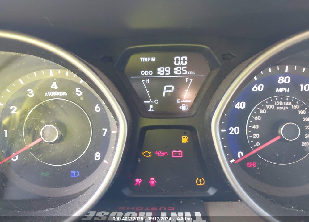 2013 HYUNDAI ELANTRA GLS VIN: 5NPDH4AE9DH287018
