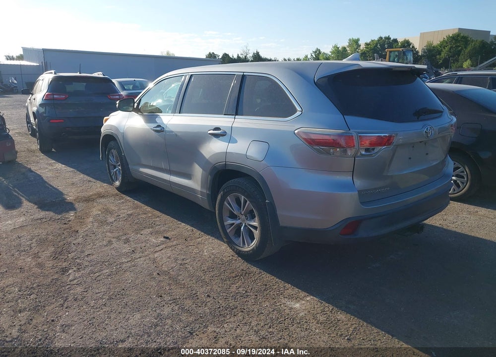 2015 TOYOTA HIGHLANDER LE PLUS V6 VIN: 5TDZKRFH2FS061004