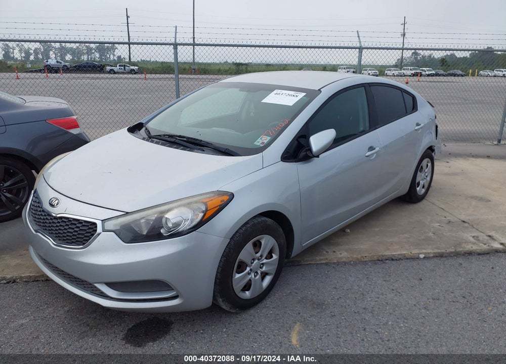 2016 KIA FORTE LX VIN: KNAFK4A60G5571402