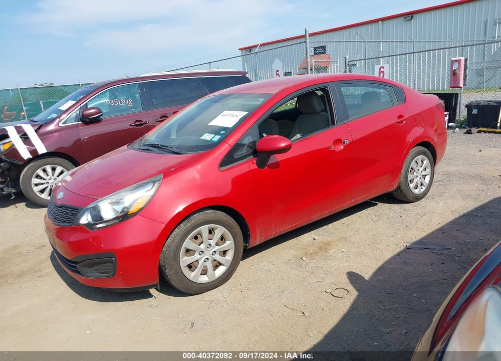 2014 KIA RIO LX VIN: KNADM4A37E6328538