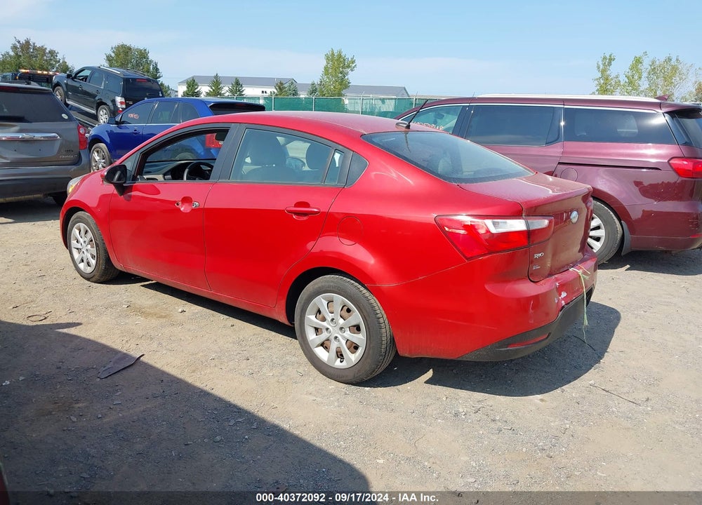 2014 KIA RIO LX VIN: KNADM4A37E6328538