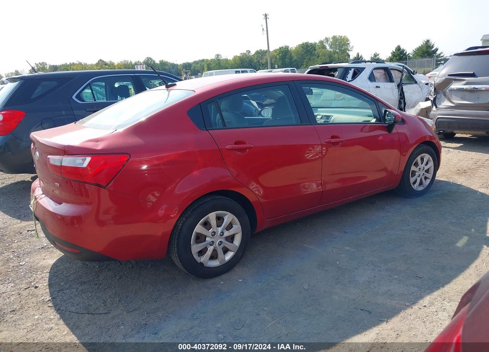 2014 KIA RIO LX VIN: KNADM4A37E6328538