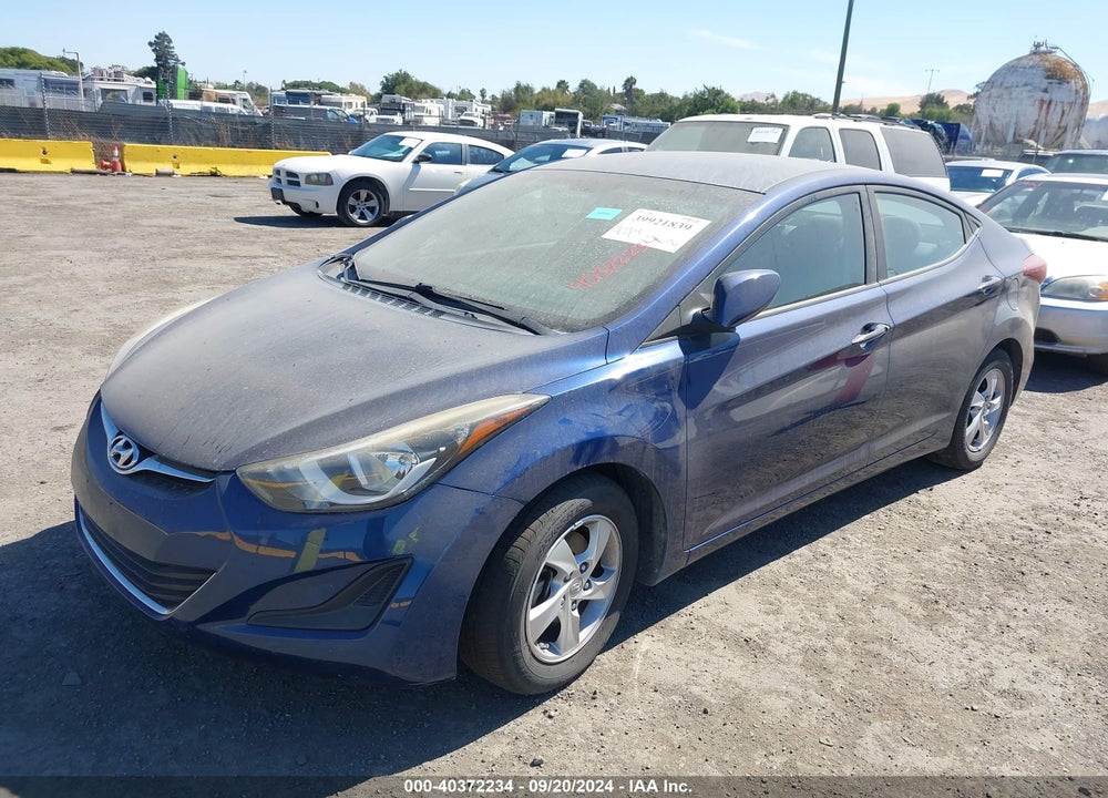 2015 HYUNDAI ELANTRA SE VIN: 5NPDH4AE7FH563716