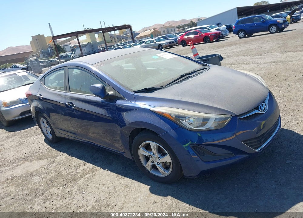 2015 HYUNDAI ELANTRA SE VIN: 5NPDH4AE7FH563716